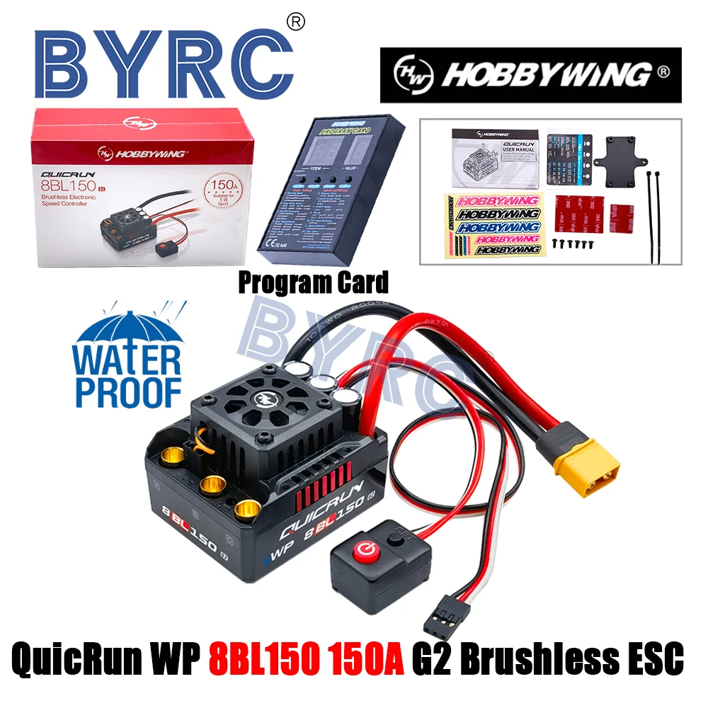 Recensione e valutazione del HobbyWing QuicRun 8BL150 G2: il miglior controller per veicoli 1/8
