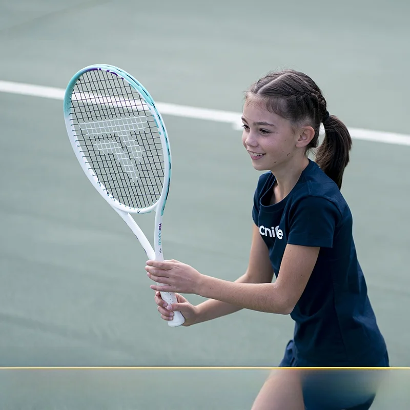 Raquete de Tênis Tecnifibre Tempo IGA Junior em Composto de Carbono com Estrutura Leve de Alumínio para Adolescentes e Crianças - Esportes e Fitness