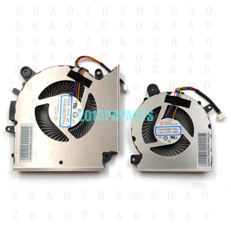 

L+ GPU & CPU Fans for MSI GF66 GL66 MS-1581 Katana GF76 Pulse GL76 MS-17L1