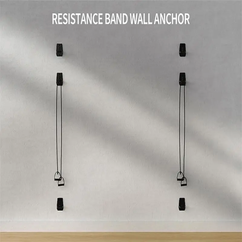 Workout Wall Mount Anchors Wall Mounted Fitness Anchors For Exercise Bands Space-Saving Workout Anchors For Strength Training