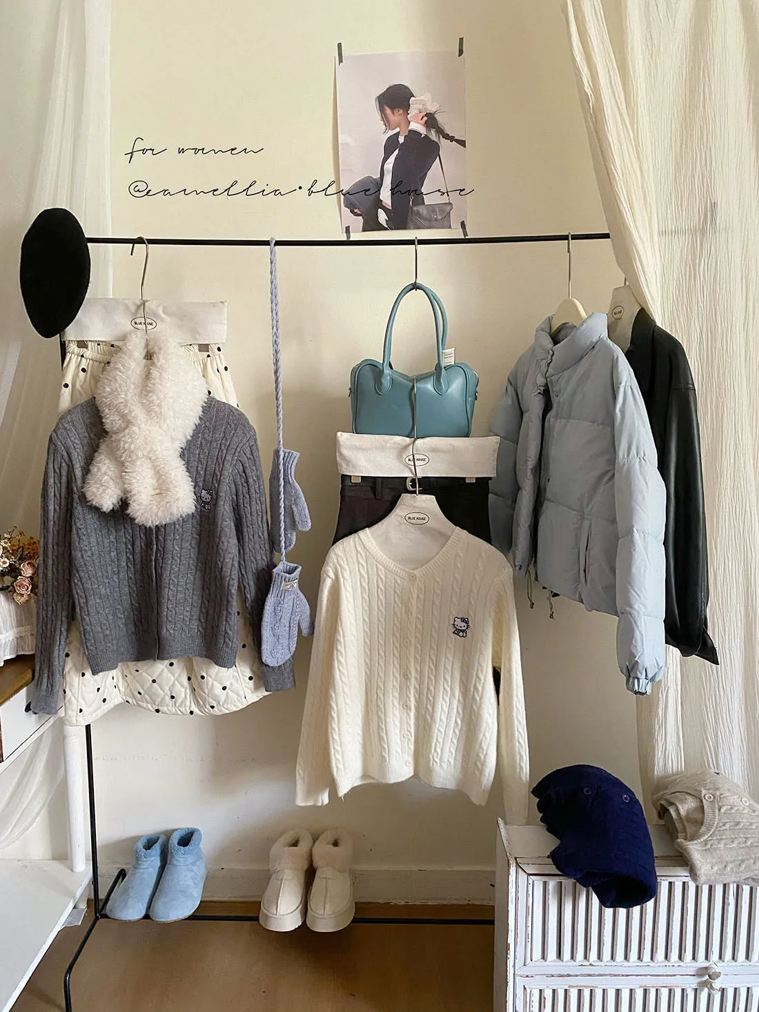 Schattig borduurwerk gebreid twist open vest dames winter vroege lente bovenkleding ronde ne zachte gezellige trui Jaet