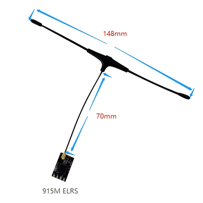 A46T For Aocoda ELRS 915MHz Receiver 500MW 20DBm Remote Control Model UAV Receiver CRSF for FPV RC Drone Airplane