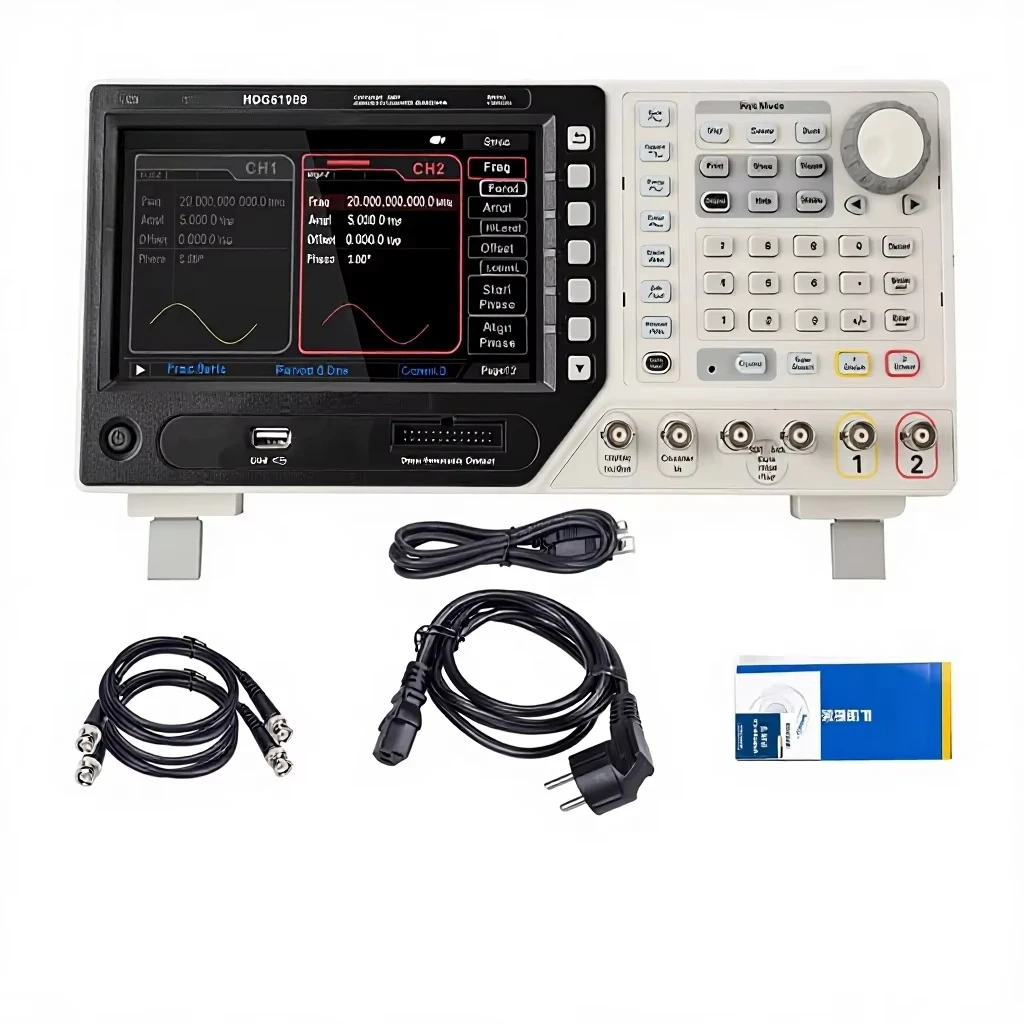 Digital 16-bit Arbitrary Waveform & Pulse Generator 7-Digit Cymometer Function 125GSa/S HDG6202B Roktools