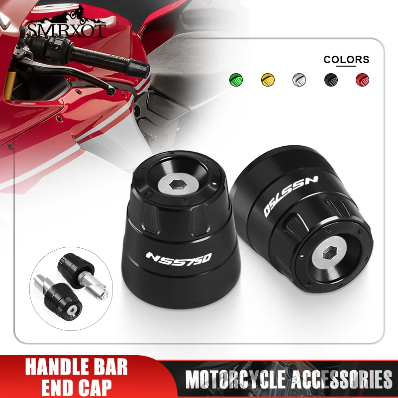 

For NSS750 NSS350 Motorcycle Handle bar End Grips Anti Vibration Anti Slider Cap 7/8" 22mm handlebar grip cover nss350 nss750
