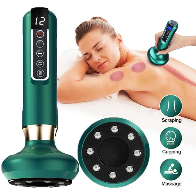 Electric Vacuum Cupping Massage Body Cups Anti-Cellulite Therapy Massager for Body Electric Guasha Scraping Fat Burning Slimming