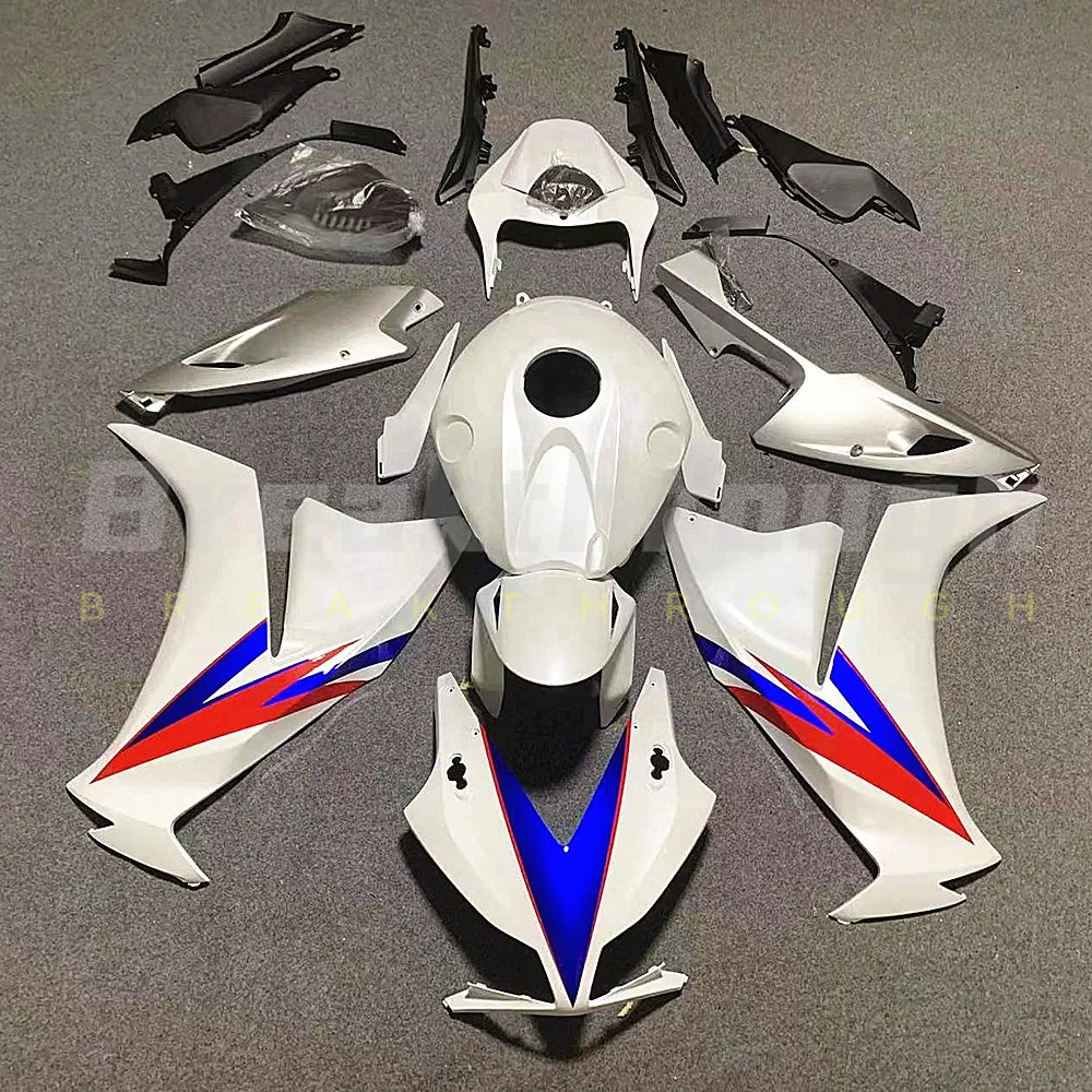 

Suitable for Honda CBR1000RR, CBR1000, CBR1000RR, 2012-2016 high-quality ABS body white and blue injection molding cowling