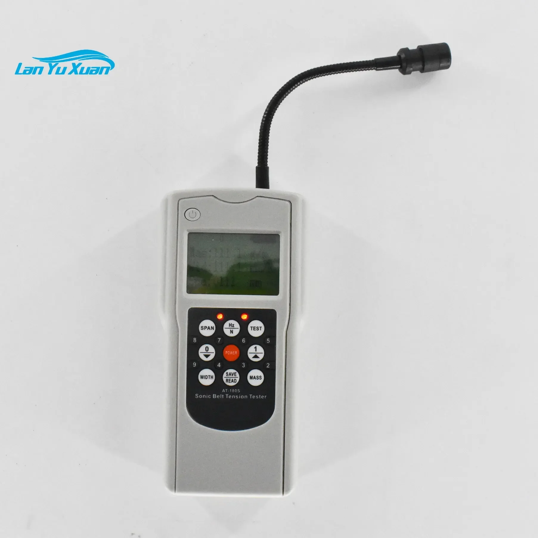 AT-180S Digital Sonic Belt Tension Tester Portable  Vibration Frequency Meter Gauge 10-680HZ