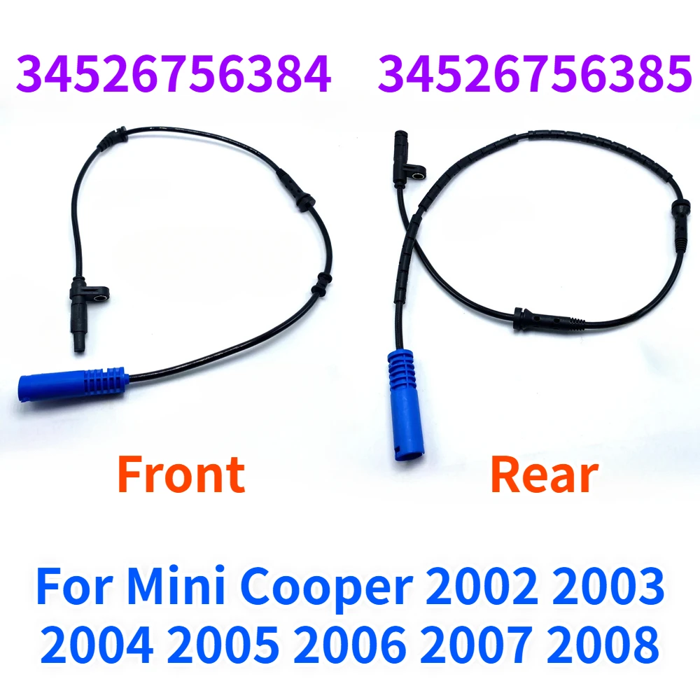

1/4 шт. датчик скорости колеса ABS 34526756384 34526756385 SU12540 5S11087 6756384 для Mini Cooper 2002 2003 2004 2005 2006 2007 2008