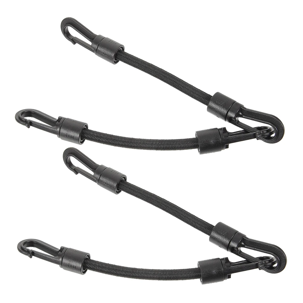

4Pcs Outdoor Camping Hook Straps Reliable Tie Down Cords with Sturdy Hooks for Boating Hiking Truck Load Fastening Tool