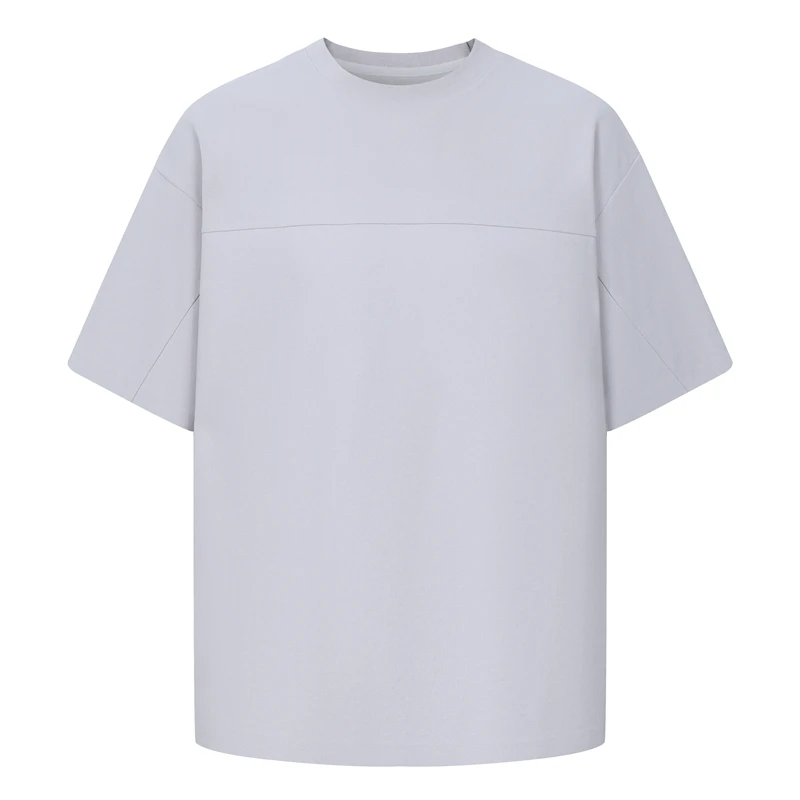 Men's Comfortable Breathable Quick Dry T-shirt Summer Double-Sided Seamless Short Sleeve Solid Basic Sweat-Absorbing Sport Tees