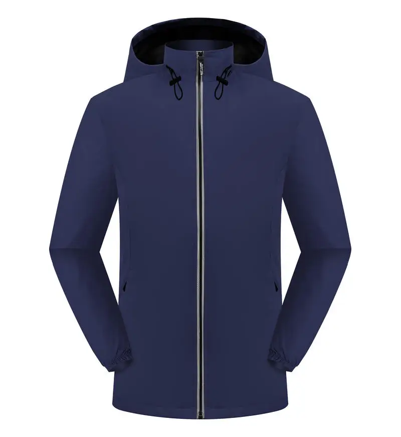

Reflective Windproof Jacket Men Women Breathable Waterproof Hooded Windbreaker Coat Outdoor Hiking Climbing Raincoat Sportwear