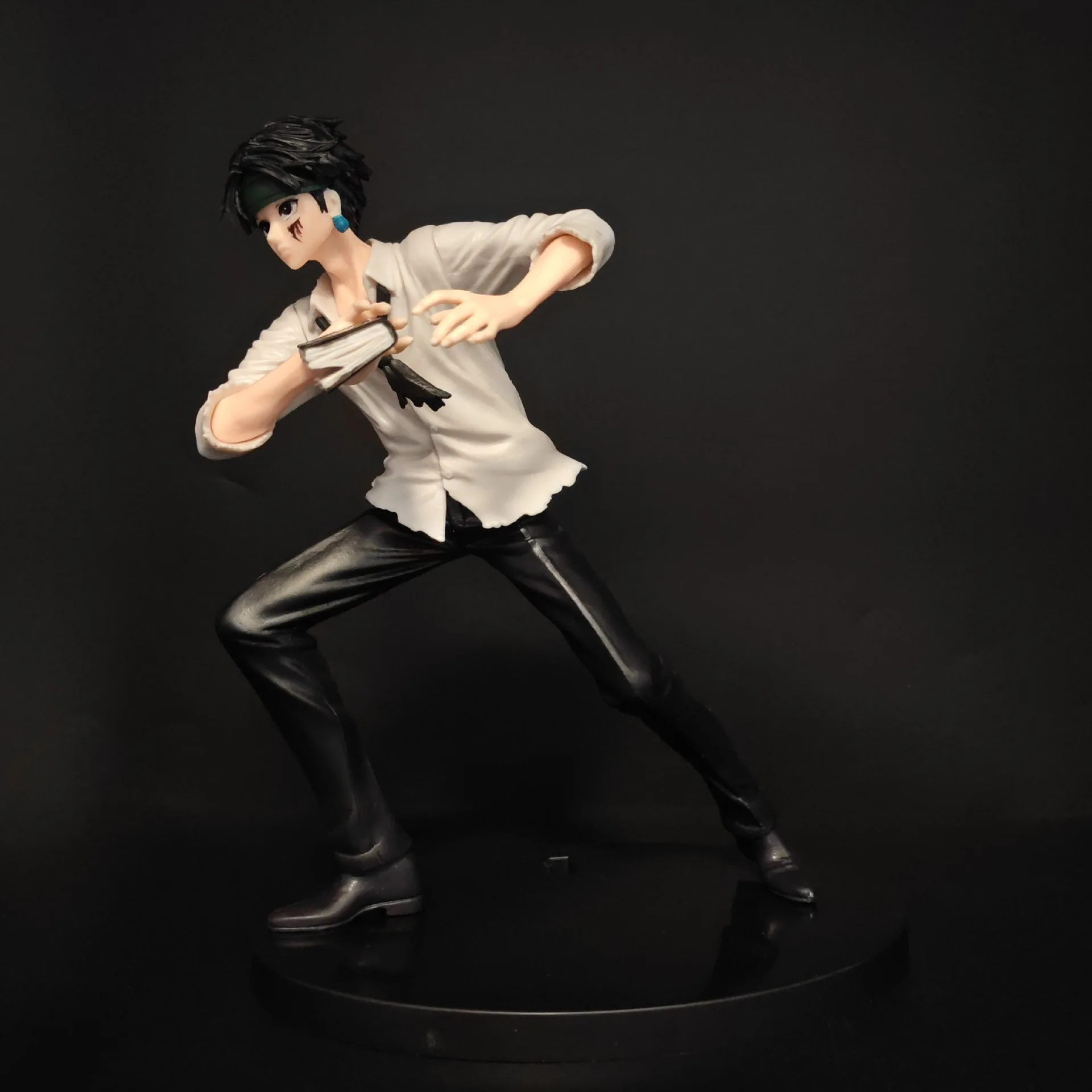 Hunter X Hunter Chrollo Lucilfer Phantom Troupe Leader Anime Action Figure Exquisite Statue Desktop Display Ornament Collect Toy view 3