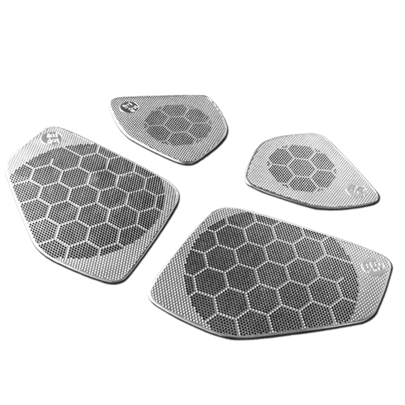 

4x Car Door Speaker Horn Covers Stickers Decoration Trim Stainless Car Styling Accessorie For Toyota GR86 BRZ 2022 2023 2024