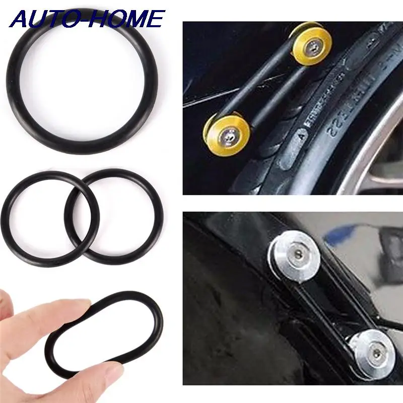 Hot sale 4PCS/lot Black car bumpers Quick Release Fasteners Replacement Rubber O-Rings Gaskets