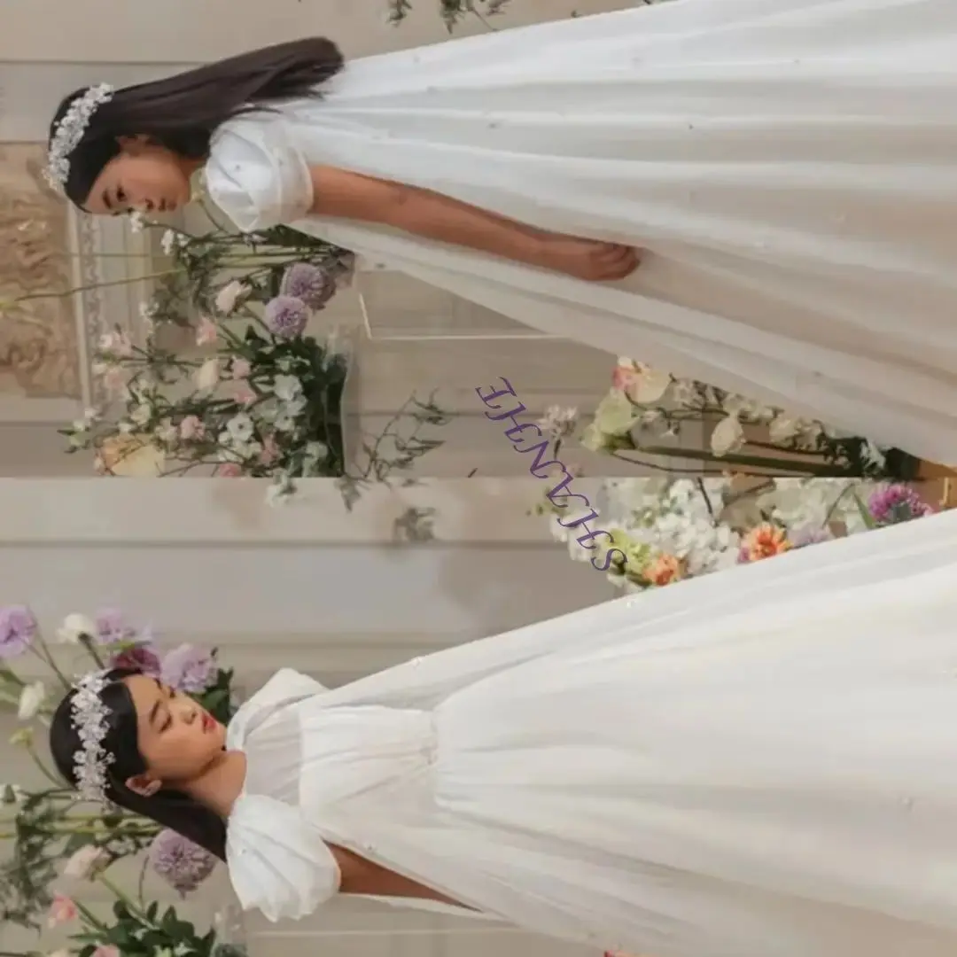 فستان فتاة الزهور من اللافندر مخصص لحفلات الزفاف بطبقات بطول الأرض وحفلات أعياد ميلاد الأميرة الرائعة Quinceanera Pr