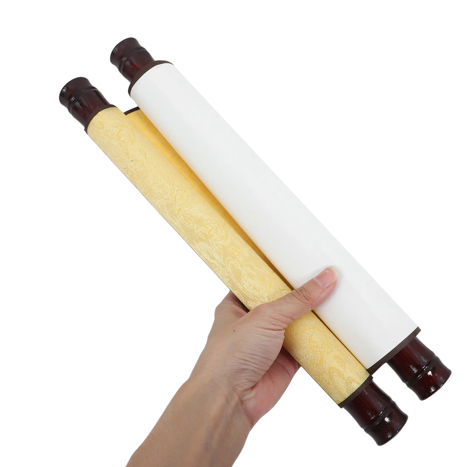 

1 Set Blank Calligraphy Paper Scroll For Wedding Vows Certificates Chinese Painting Cloth Material Home Decoration Art
