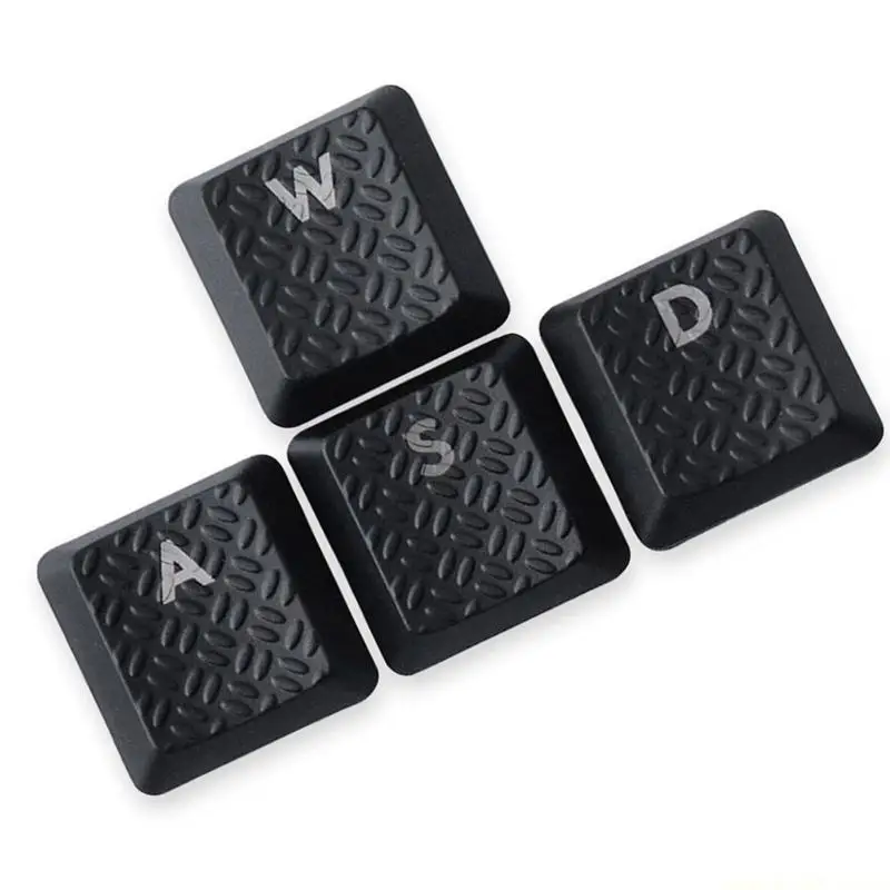Texture Nonslip Carbon Fiber Gaming Keyboard Keycap Low Profile Best for Gamers