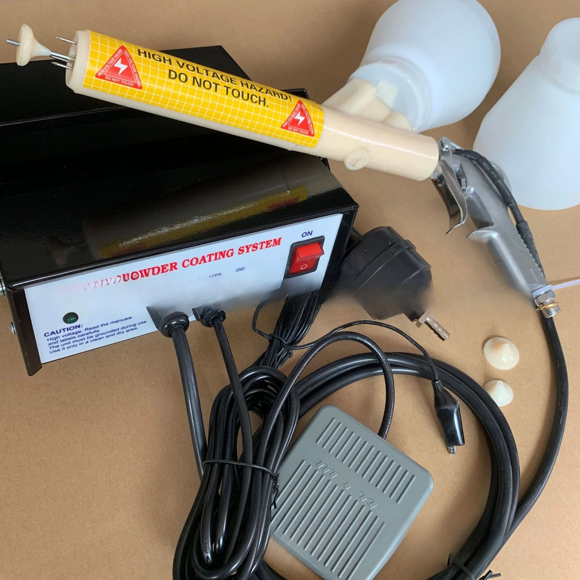 Spraying machine PC03-5 gear adjustable static size 30-50KV spraying machine Small and miniature portable spraying equipment