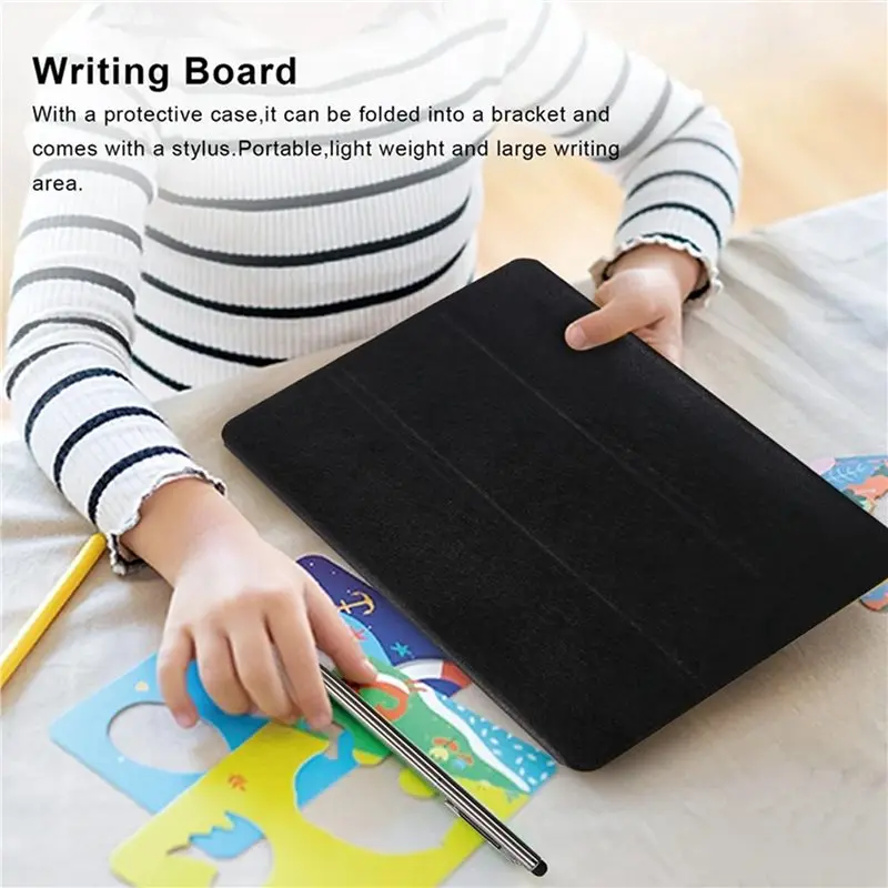 2Pcs 10 Inch Smart Business Writing Board With Protective Case Lcd Drawing Tablet Children's Hand-Painted Board Top-Rated