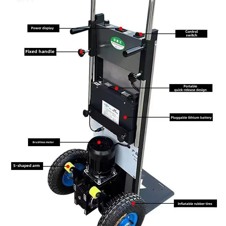 Elektrische Raupen-Treppensteigermaschine, automatischer Treppentransport