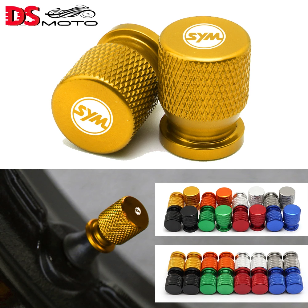 Motorcycle Tire Valve Stem Air Caps Cover For SYM JET 14 X 150 125 GTS CRUISYM 180 300 300i MAXSYM 400 600 TL50 JOYMAX Z 250 300