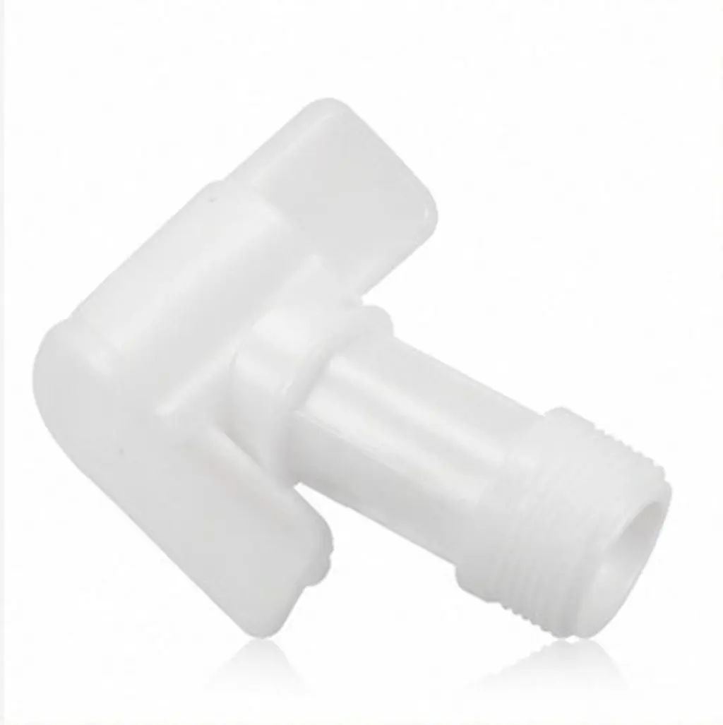 Plastic Garden Valve Faucet for Water Barrel, Manual Flow Control Spigot for Hydroponics & Rainwater Collection