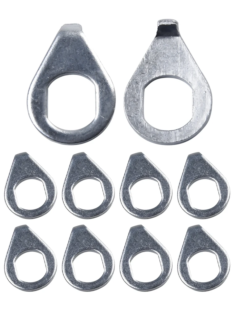 AliExpress NONE 10PC M8 M10 Washers Axle Nut For Electric Bike Motors Bicycle Hubs Steel Washers For Front Rear Axle Applications Cycling Access