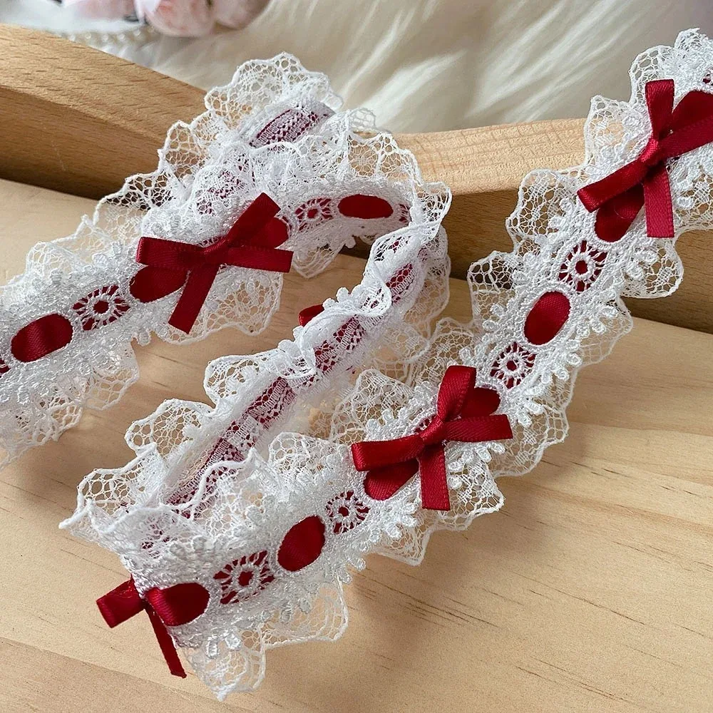 

New Diy Lace Trim Ribbons Handmade Fabric Crafts Dress Sewing Supplies Gift Wrapping Bow Decorative