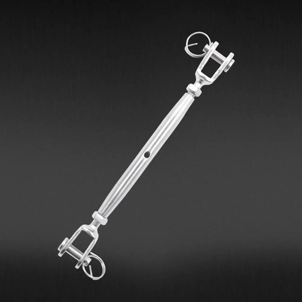 Screw Closed Body Marine Rigging Length Adjuster Clamp 304 Stainless Steel Tensioner M5-M12 Hardware Jaw Turnbuckle Bolt