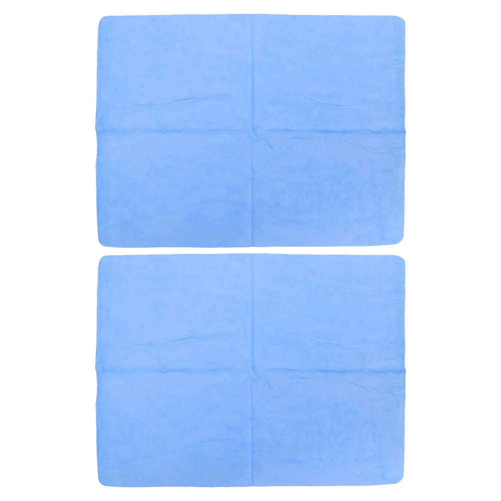 

2 PCS Imitation Deerskin Towel Car Wash Cloth Accessories Cat Dog Towels Drying Buckskin Kit