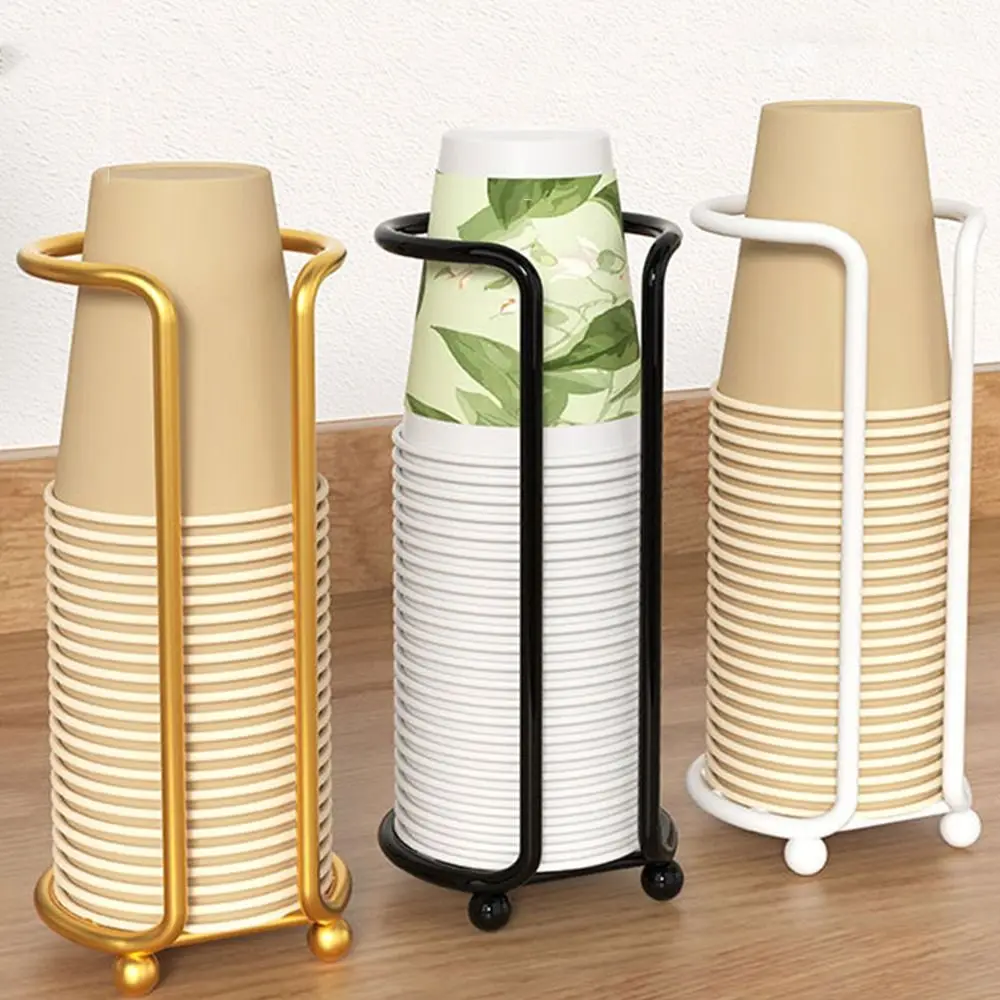 Multifunctional Kitchen Paper Cup Holder Plastic Cup Holder Cup Organizier Desktop Cup Storage Rack Large Capacity