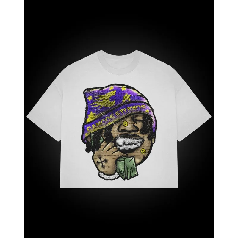 

Мужская футболка с готическим графическим принтом Y2K, новинка 2025, свободная хлопковая футболка в стиле хип-хоп для пар, ретро Harajuku, уличный стиль, повседневный топ