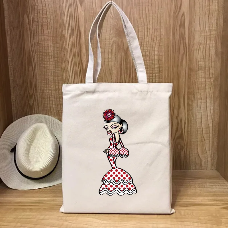 Dance Flamenco\'s little girl print Pattern Patches heat adaptive clothing ,suitable for Hoodies,T-shirts,pillows,canvas bag,etc