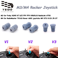 1Pair M3 M4 V1/V2/V3 FPV Remote Controller Radio Gimbal Stick Ends Joystick Lever Rocker Cap Anti-slip for RadioMaster GX12 TX12
