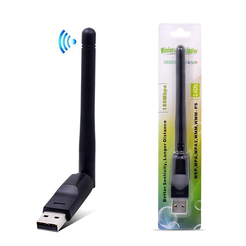 NIC ตัวรับสัญญาณไดรเวอร์-ฟรี USB ไร้สาย WIFI ตัวรับสัญญาณ NIC PC แล็ปท็อป WiFi อุปกรณ์ทดแทนเครื่องส่งสัญญาณภายนอก