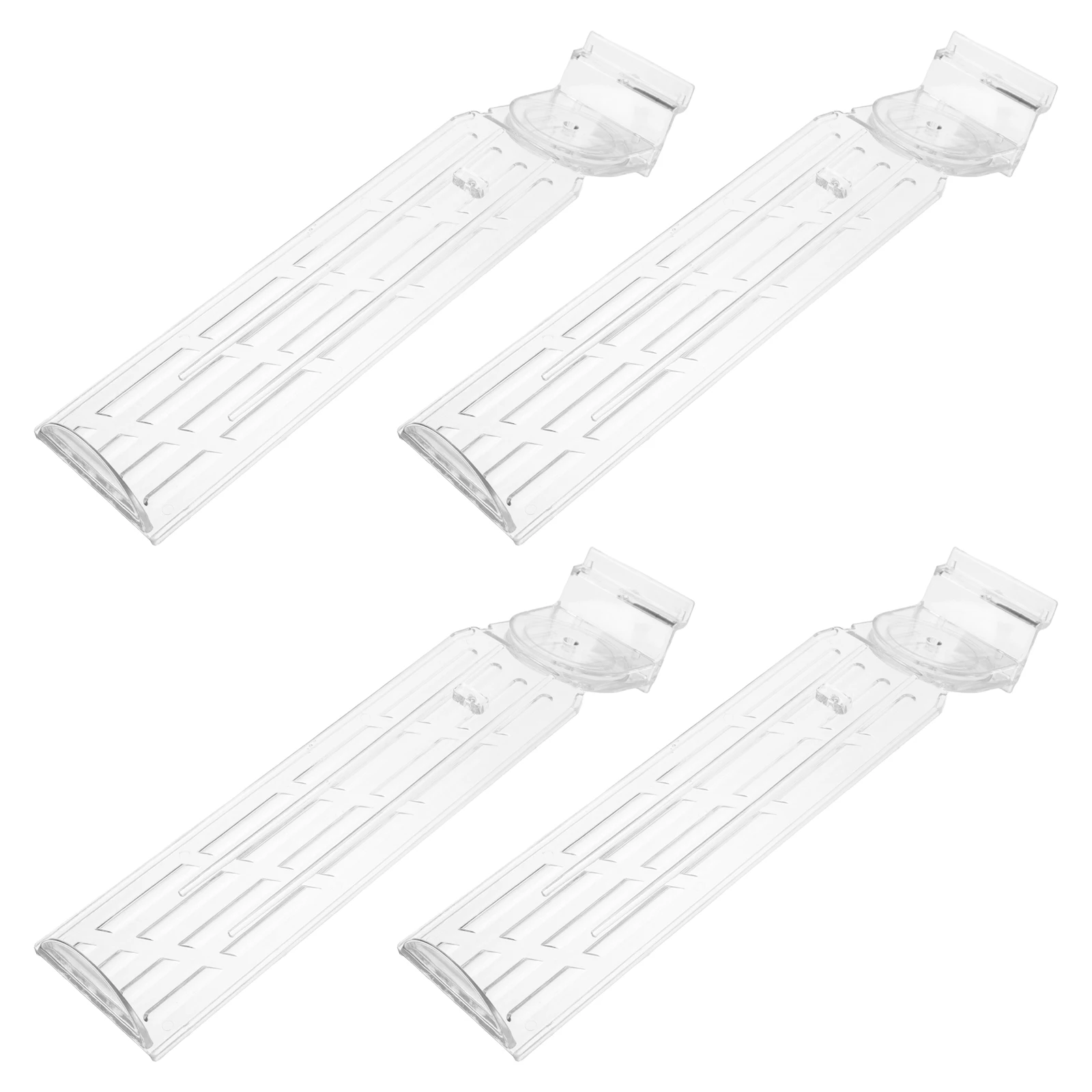 

4 Pcs Shoe Rack Sneakers Plastic Shoes Display Stand Acrylic Organizer Woman Clear Holder Stands for Handbags Freestanding