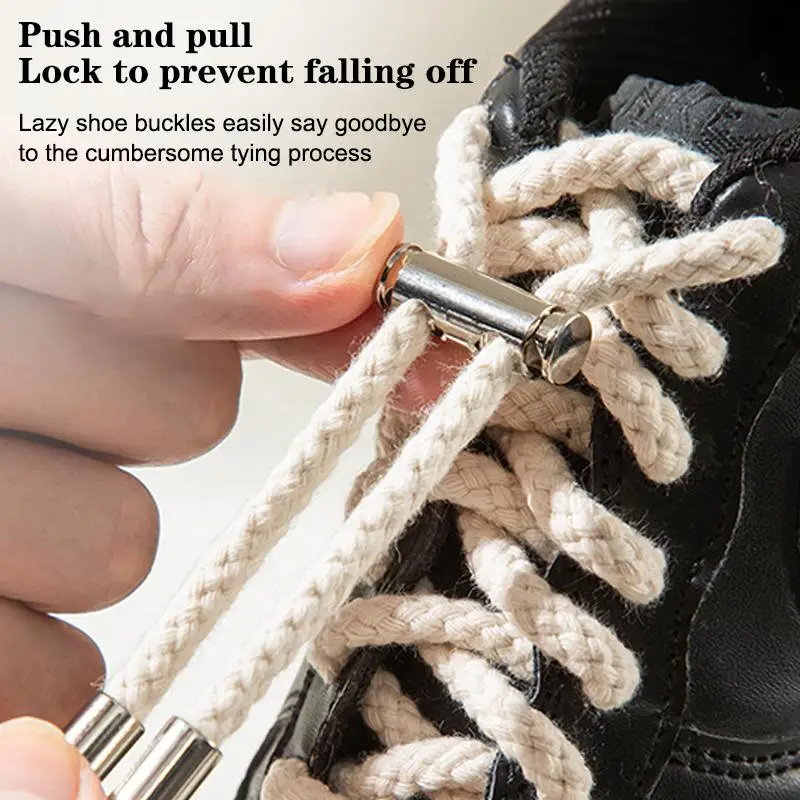 

1 пара новых металлических капсульных застежек для шнурков, быстросъемные коннекторы для обуви и кроссовок, аксессуары