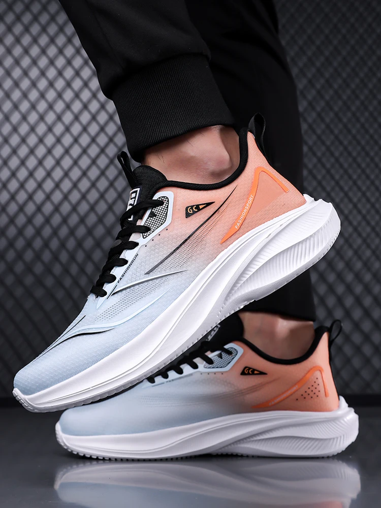 

Summer popular unisex fashion versatile non-slip wear-resistant high-elastic breathable sweat-wicking casual running sports shoe
