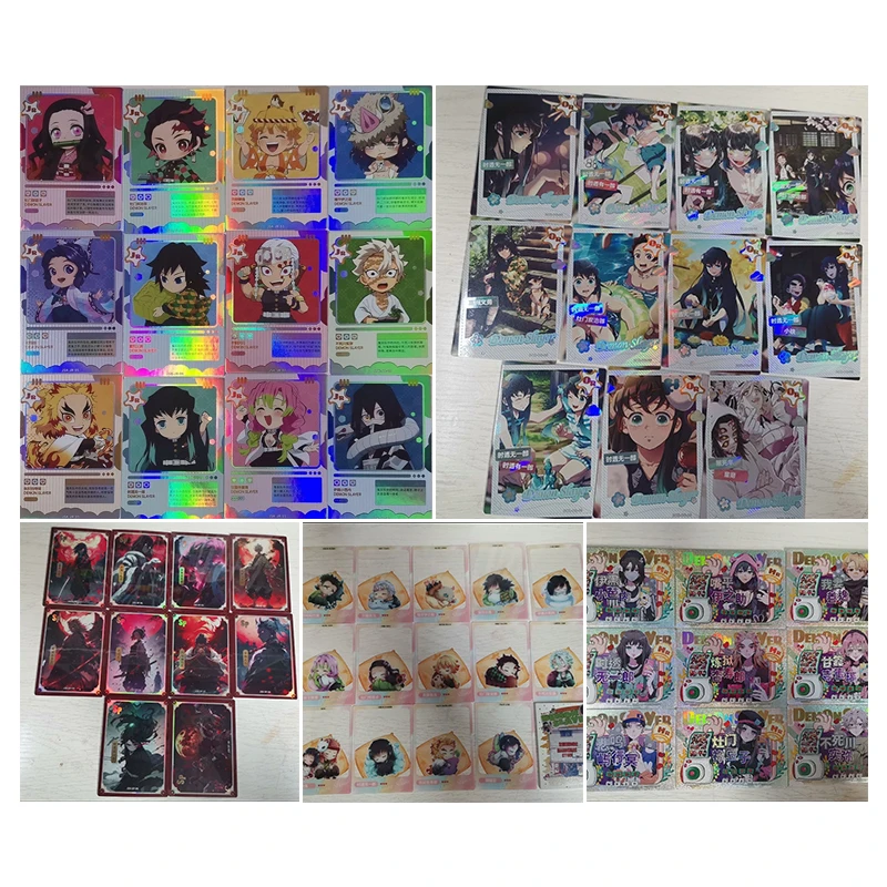 

Yami 2 Аниме Demon Slayer JR HR SP GR Набор карт Kochou Shinobu Kanroji Mitsuri Коллекционная карта Подарок на день рождения Детские игрушки
