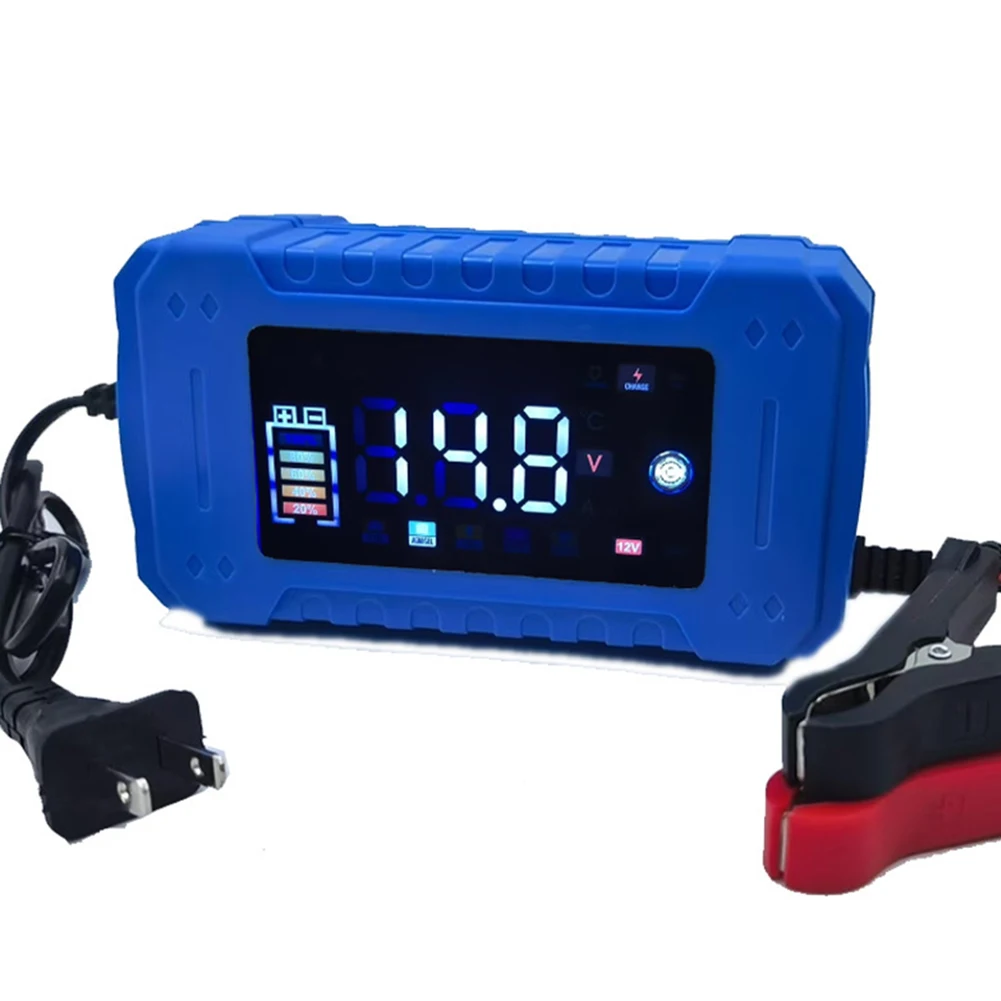 

12V 6A Battery Charger 12V Car Motorbike Battery Charger Car Battery Voltage Monitoring Car Accessories