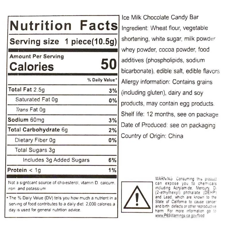 Nestlé-Crispy Shark Wafer Cube 1,59 once (45 g) * 2 confezioni di biscotti domestici