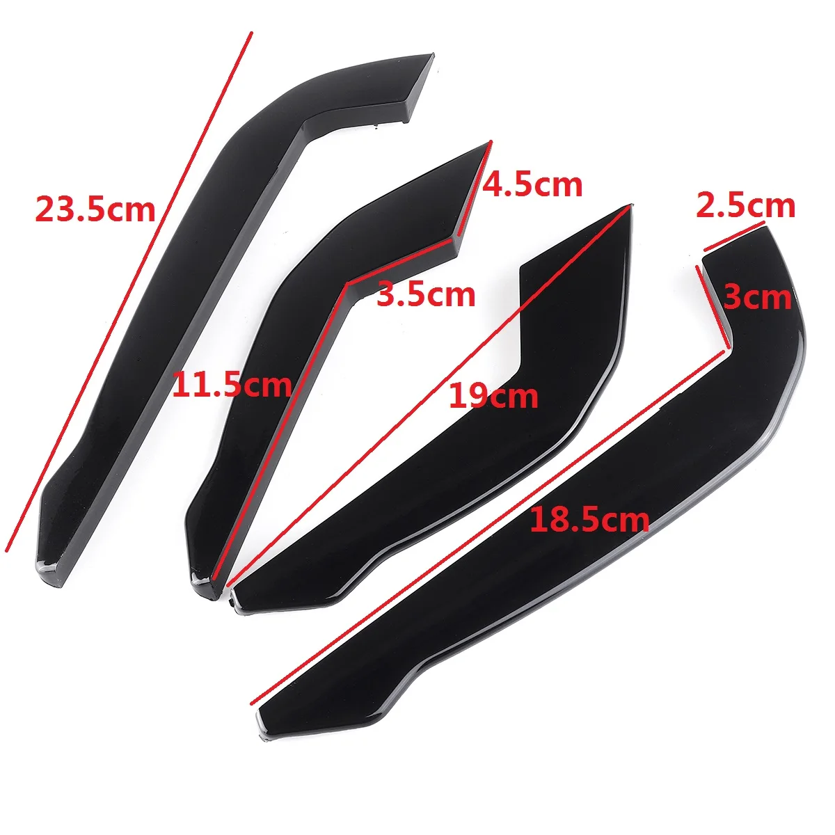 For Ford Focus ST/ST-Line Mk4 Sedan/Hatchback 2019 2020 2021 Car Bumper Lip Fin Splitter Spoiler Canard Front Bumper Car Sticker