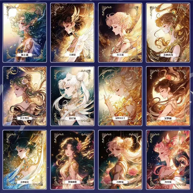 Limited sale New style Sailor Moons Card Hino Rei Tsukino Usagi Sexy fashion anime goddess card collectible gift