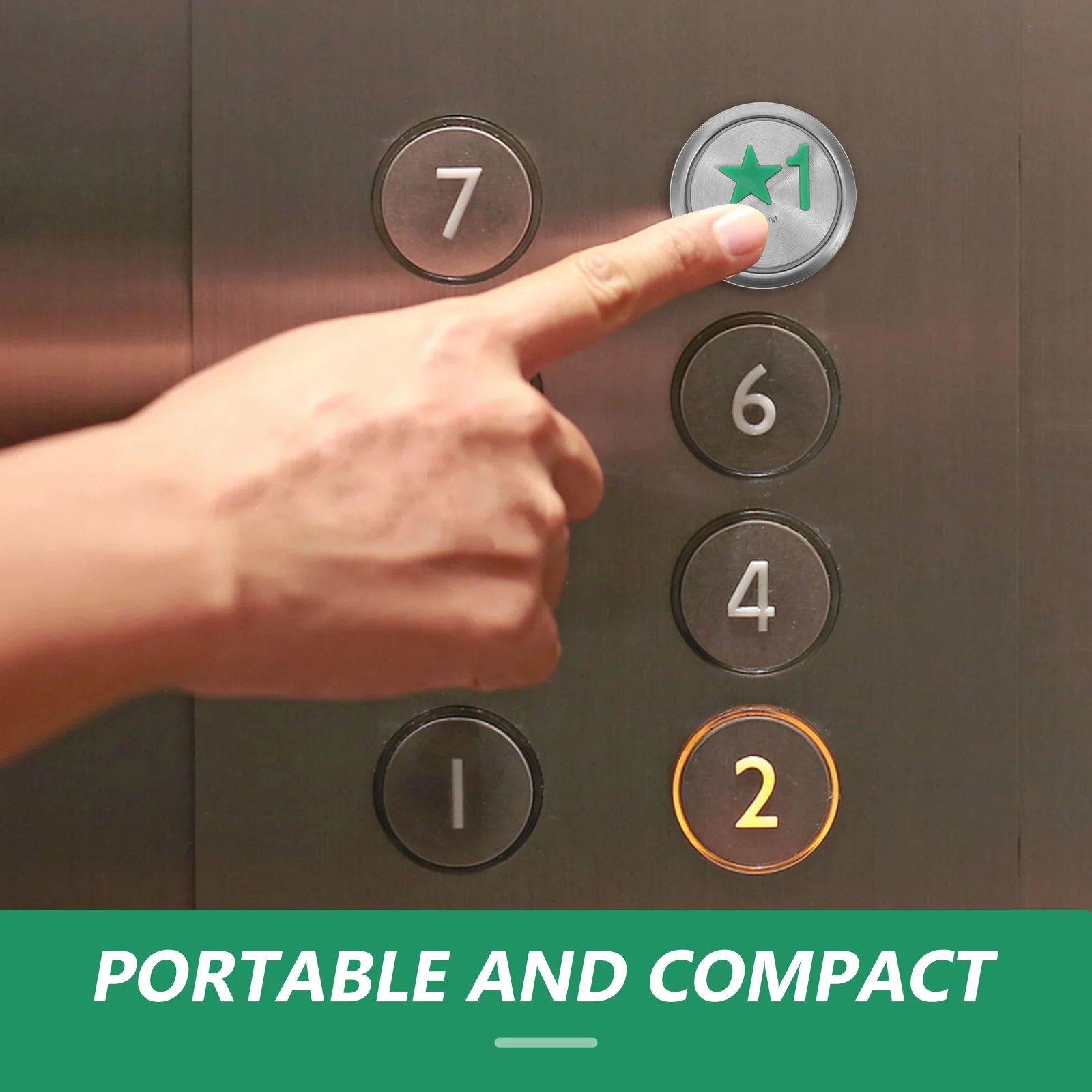 

Stainless Steel Elevator 1st Button Replacement Floor Push Button Easy Operation Elevator Spare Parts Lift Accessories