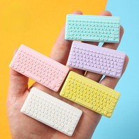 5pcs Kawaii Resin Macaroon Mini Keyboard Item Miniature Accessories Scrapbooking Material Cabochon Craft Flatback Embellishment