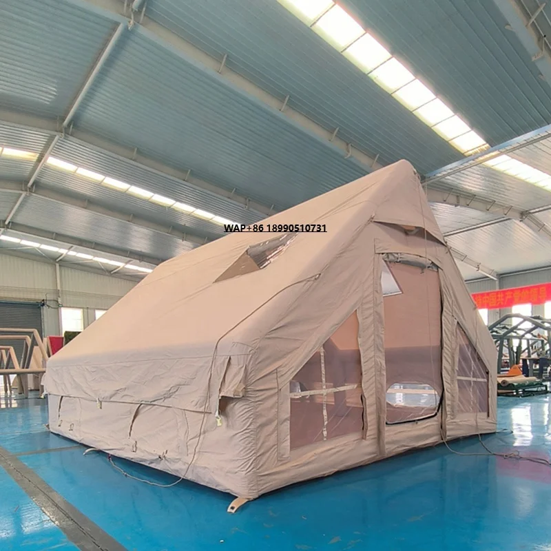 

Hot Sale Outdoor Tent Thickened Rainproof Camping Equipment Tent Camping air Inflatable Tent