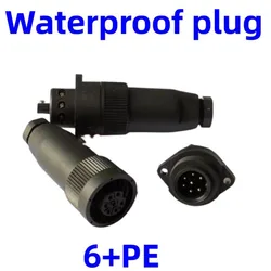 Waterproof Connector RD24 4P 7PJ10 Waterproof Male Plug Female Socket Compatible With S693 Threaded Connection Solderless IP68