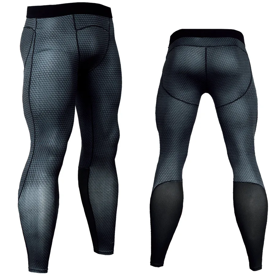 Men's Running Pants Sports Legging Sports Pants Quick Dry Breathable Pro Compression Gym Fitness Athletic