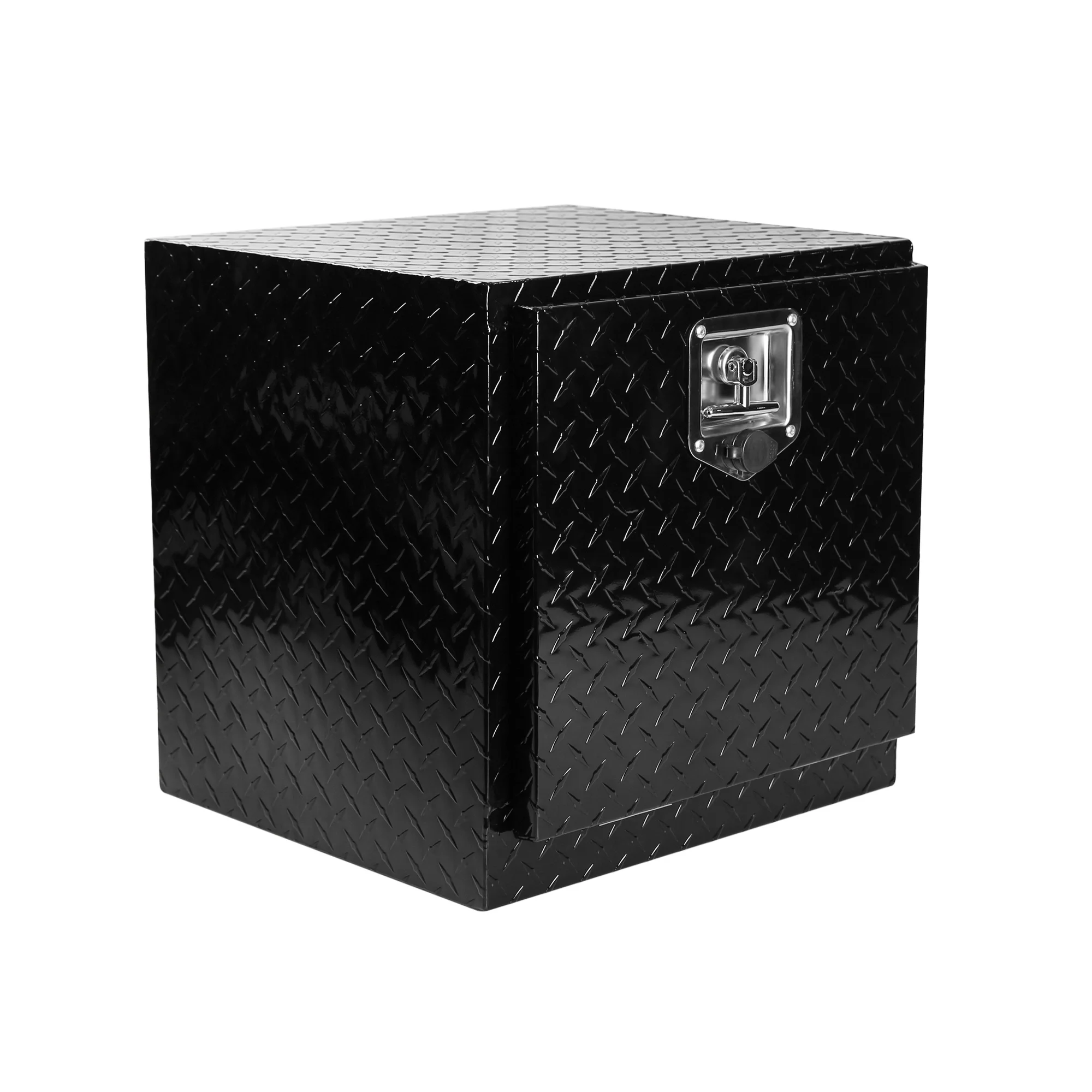 18 Inch Heavy Duty Aluminum Diamond Plate Tool Underbody Box Truck Storage Organizer Chest for Pick Up Truck Bed