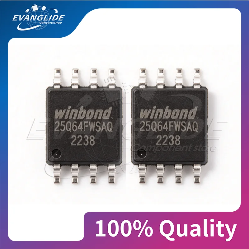 1pcs 25Q64FWSAQ - BMW Full LCD Instrument Panel Repair - Flash Memory Chip - Solves Black Screen Issue of the Instrument Pa